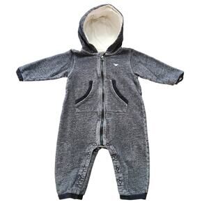 Armani Baby Zipper Jumpsuit Size 9 Months